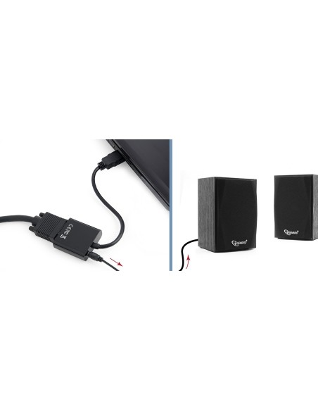 Adaptador HDMI a VGA M/H