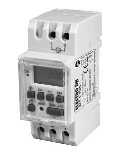 11.790 Temporizador semanal  digital carril DIN