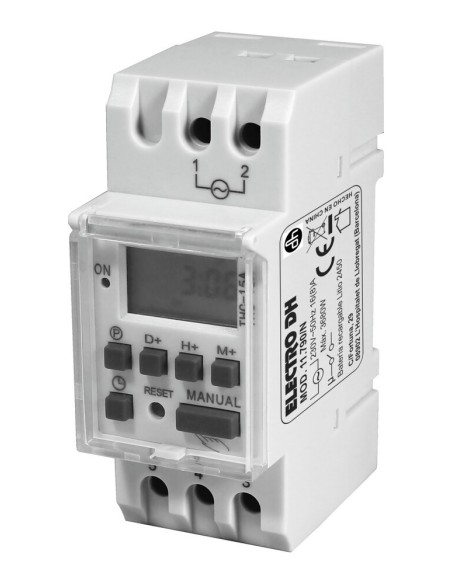 11.790 Temporizador semanal  digital carril DIN