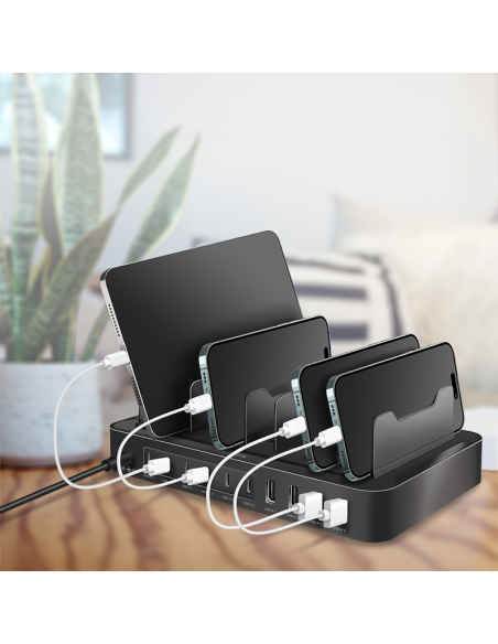 ESTACION CARGA 6X USB-C/4X USB