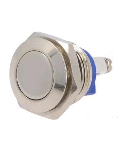 PULSADOR SPST ANTIVALDALICO M16 CON TORNILLO