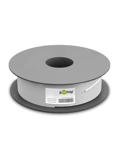 Bobina 100mts Cable S/FTP CAT6 Exterior Rigido Negro