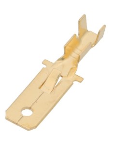 BLISTER 10 TERMINALES MACHOS 6.3mm