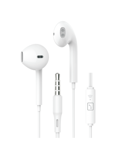 AURICULAR/MICRO JACK 3.5MM BLANCO