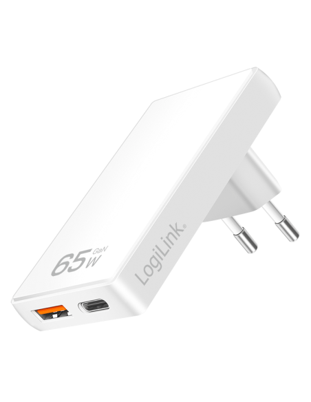 Cargador 2 puertos USB / USB-C 65W Ultrafino