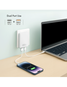 Cargador 2 puertos USB / USB-C 65W Ultrafino 2