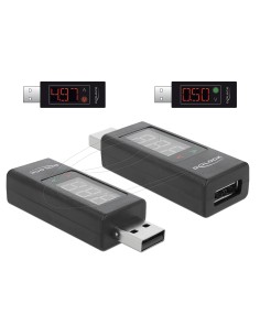 Adaptador USB con medidor de voltaje 2