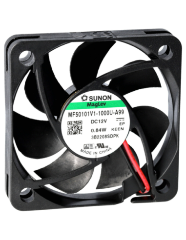 VENTILADOR 12V 50x50x10mm 23.32m3/h 30.7dBA Sistema Vapo