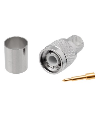 CONECTOR TNC MACHO CRIMPAR LMR400