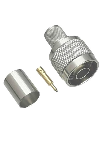 CONECTOR "N" MACHO CRIMPAR LMR400