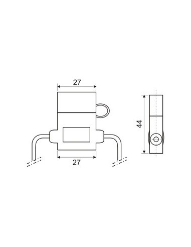 PORTA FUSIBLE ESTANCO AEREO COCHE