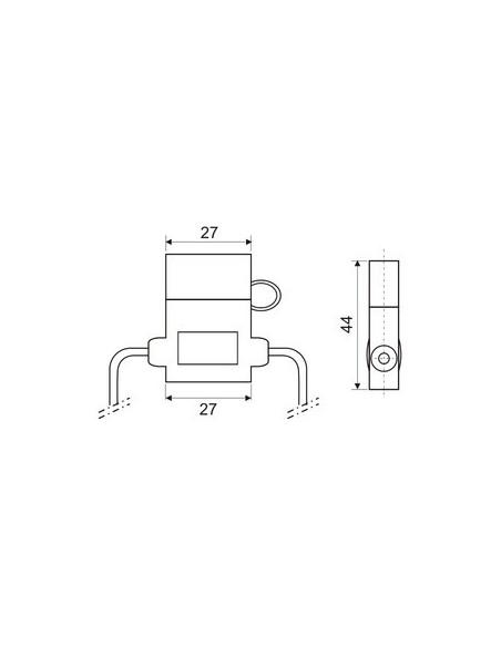 PORTA FUSIBLE ESTANCO AEREO COCHE