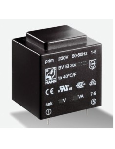 TRANSFORMADOR ENCAPSULADO PCB 2x12V 3VA 2x116mA