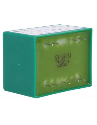 TRANSFORMADOR ENCAPSULADO PCB 2x7.5V 6VA 2x400mA