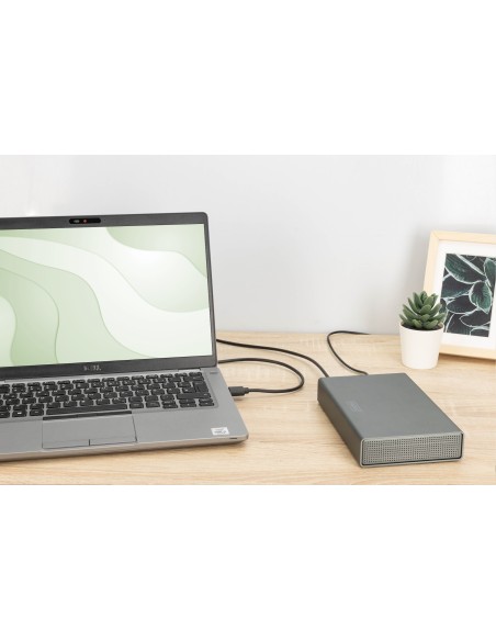 CAJA EXTERNA PARA DISCO DURO 3.0, 3.5" SATA, 16TB ALUMINIO