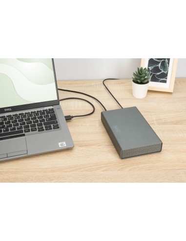 CAJA EXTERNA PARA DISCO DURO 3.0, 3.5" SATA, 16TB ALUMINIO