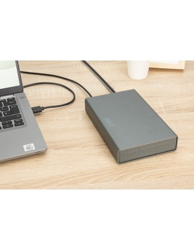 CAJA EXTERNA PARA DISCO DURO 3.0, 3.5" SATA, 16TB ALUMINIO