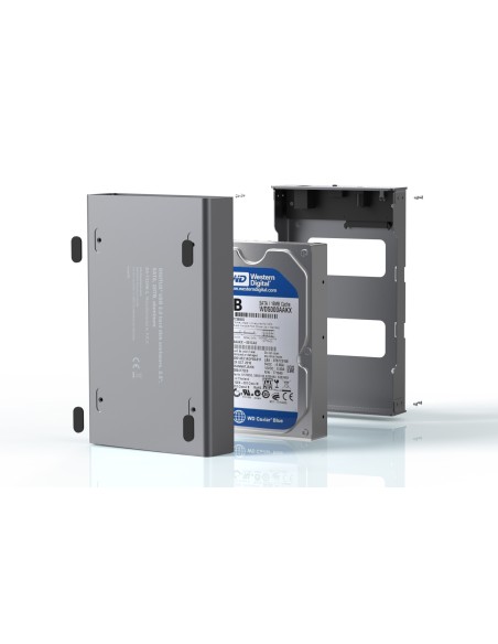 CAJA EXTERNA PARA DISCO DURO 3.0, 3.5" SATA, 16TB ALUMINIO