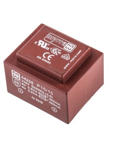 TRANSFORMADOR ENCAPSULADO PCB 2x6V 5VA 2x400mA