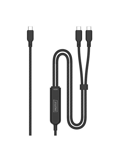 Cable USB-C 2 en 1, 140W , 1.8m