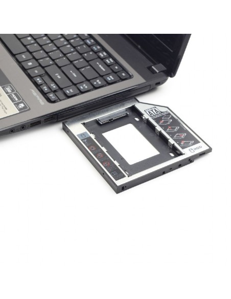 Caja Caddy de disco duro SATA para unidades de 9.5 mm de altura