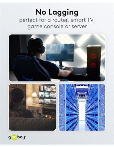 Latiguillo RJ-45 SSTP Cat.8 LSZH 24AWG, 0.3m