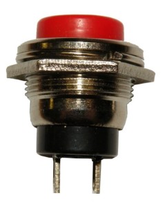 PULSADOR ON-OFF 125V 3A ROJO ABIERTO