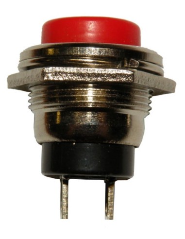 PULSADOR ON-OFF 125V 3A ROJO ABIERTO