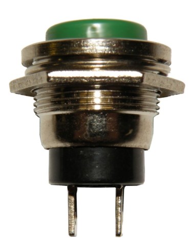 PULSADOR ON-OFF 125V 3A VERDE ABIERTO