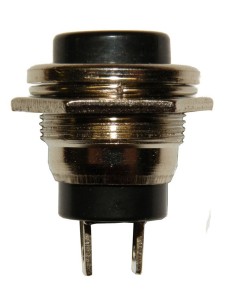 PULSADOR ON-OFF 125V 3A NEGRO ABIERTO