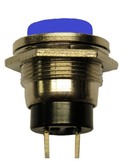 PULSADOR ON-OFF 125V 3A AZUL ABIERTO
