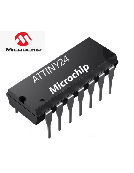 MICROCONTROLADOR AVR 20MHz 1.8V ÷ 5.5V I2C SPI 12 I/O