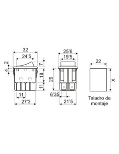 INTERRUPTOR 3 POSICIONES ON-OFF-ON 2