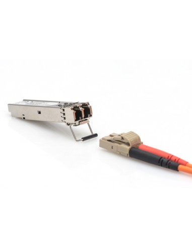 Módulo transceptor  F.O. Industrial mini GBIC (SFP) 1.25 Gbps, 0.55km