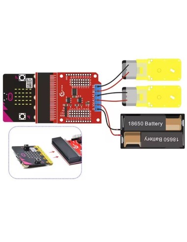 DUAL MOTOR SHIELD PARA MICRO:BIT