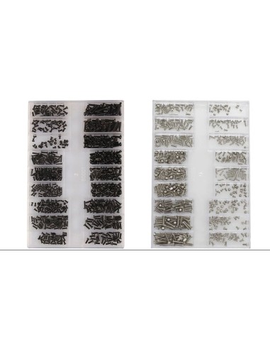 Kit tornillos cabeza plana para portátil/tablet