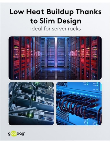 Cable gris RJ45 S/FTP sin enganches 6A - 0,15 m