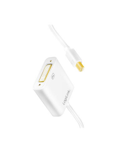 Adaptador/convertidor Mini DisplayPort a DVI-I