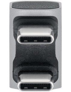 Adaptador USB-C paralelo 180º Macho/Macho 2