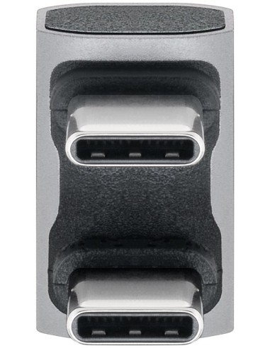 Adaptador USB-C paralelo 180º Macho/Macho