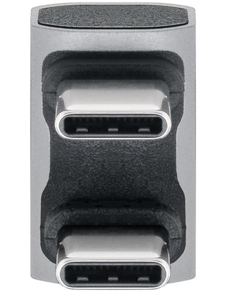Adaptador USB-C paralelo 180º Macho/Macho
