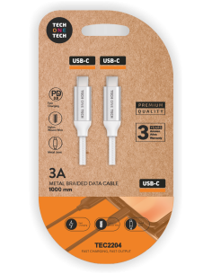CABLE USB-C a USB-C 1m 3A