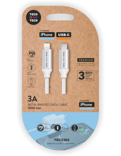Cable PD USB-C a LIGHTNING 1m 3A