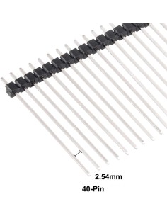 TIRA 40 PINS LARGOS 25mm WW PASO 2.54mm 2