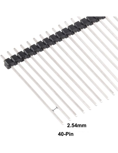 TIRA 40 PINS LARGOS 25mm WW PASO 2.54mm