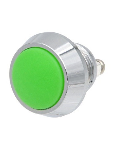 PULSADOR ANTIVANDALICO M12 OFF-(ON) SPST VERDE