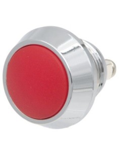 PULSADOR ANTIVANDALICO M12, OFF-(ON) SPST ROJO