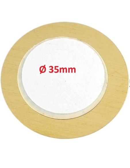 TRANSDUCTOR PIEZOELECTRICO-SENSOR DE SONIDO Ø35mm