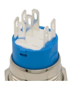 PULSADOR ANTIVANDALICO M22 LED RGB 220V SPDT 2