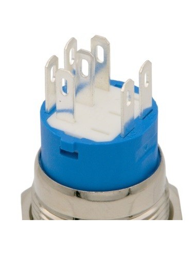 PULSADOR ANTIVANDALICO M22 LED RGB 220V SPDT